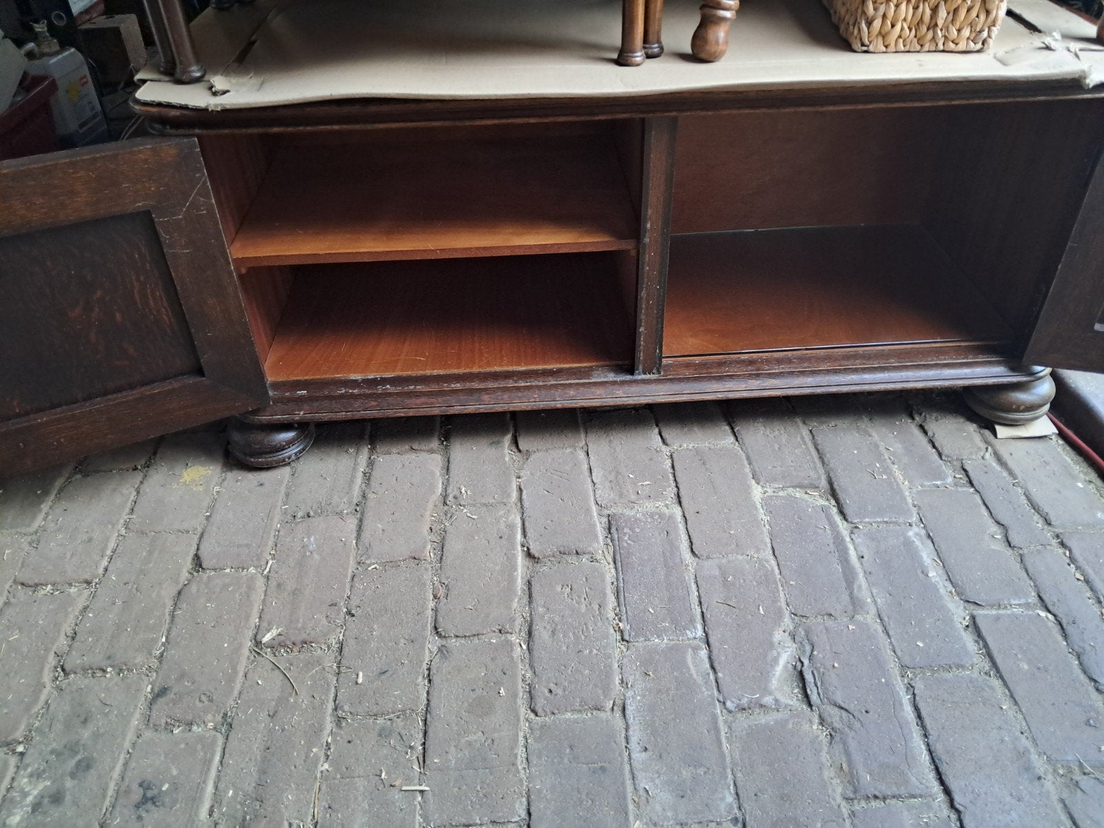 TV kastje hout, Ophalen, Gebruikt, 50 tot 100 cm, Minder dan 100 cm