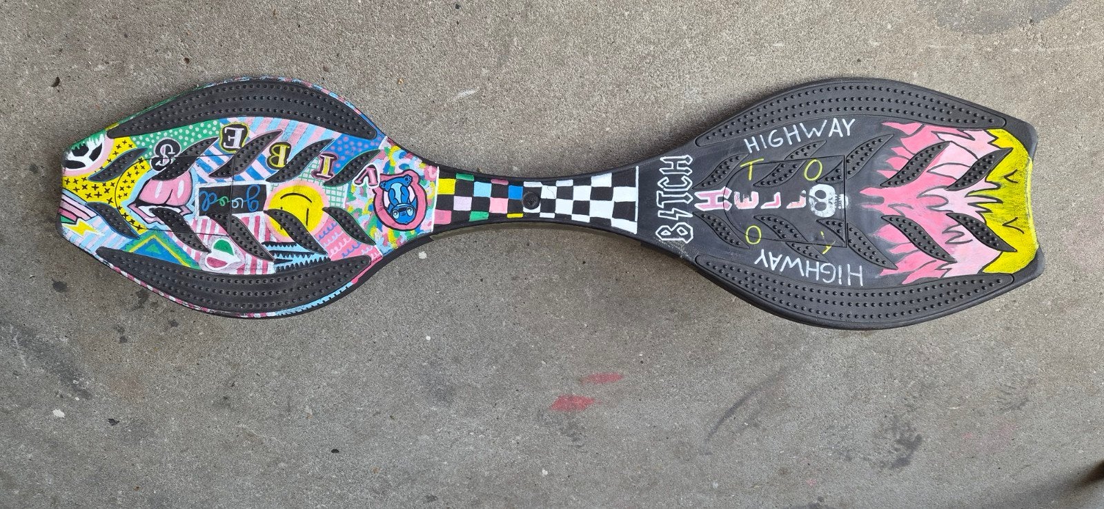 Waveboard met draagtas - Gebruikt., Ophalen, Zo goed als nieuw, Waveboard