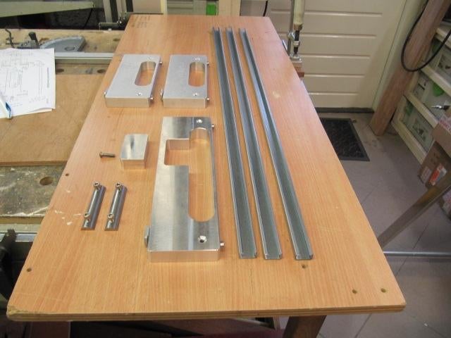 Set alu freesmallen Nemef 4000-5000-5100 + rail, Ophalen of Verzenden, Nieuw