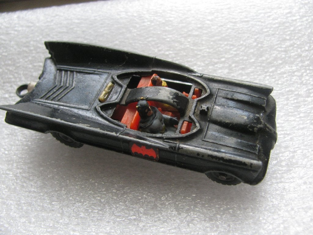 Originele Jaren '60 Batman Batmobile / Auto - Husky 7 cm, Verzenden, Gebruikt, Tv, Beeldje, Replica of Model