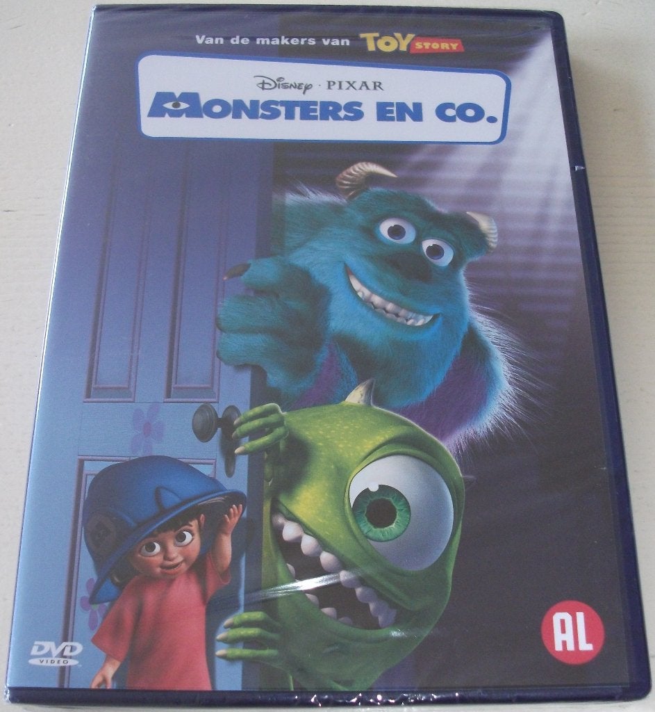 Dvd *** MONSTERS EN CO *** Walt Disney Pixar *NIEUW*, Tekenfilm, Ophalen of Verzenden, Nieuw in verpakking, Alle leeftijden
