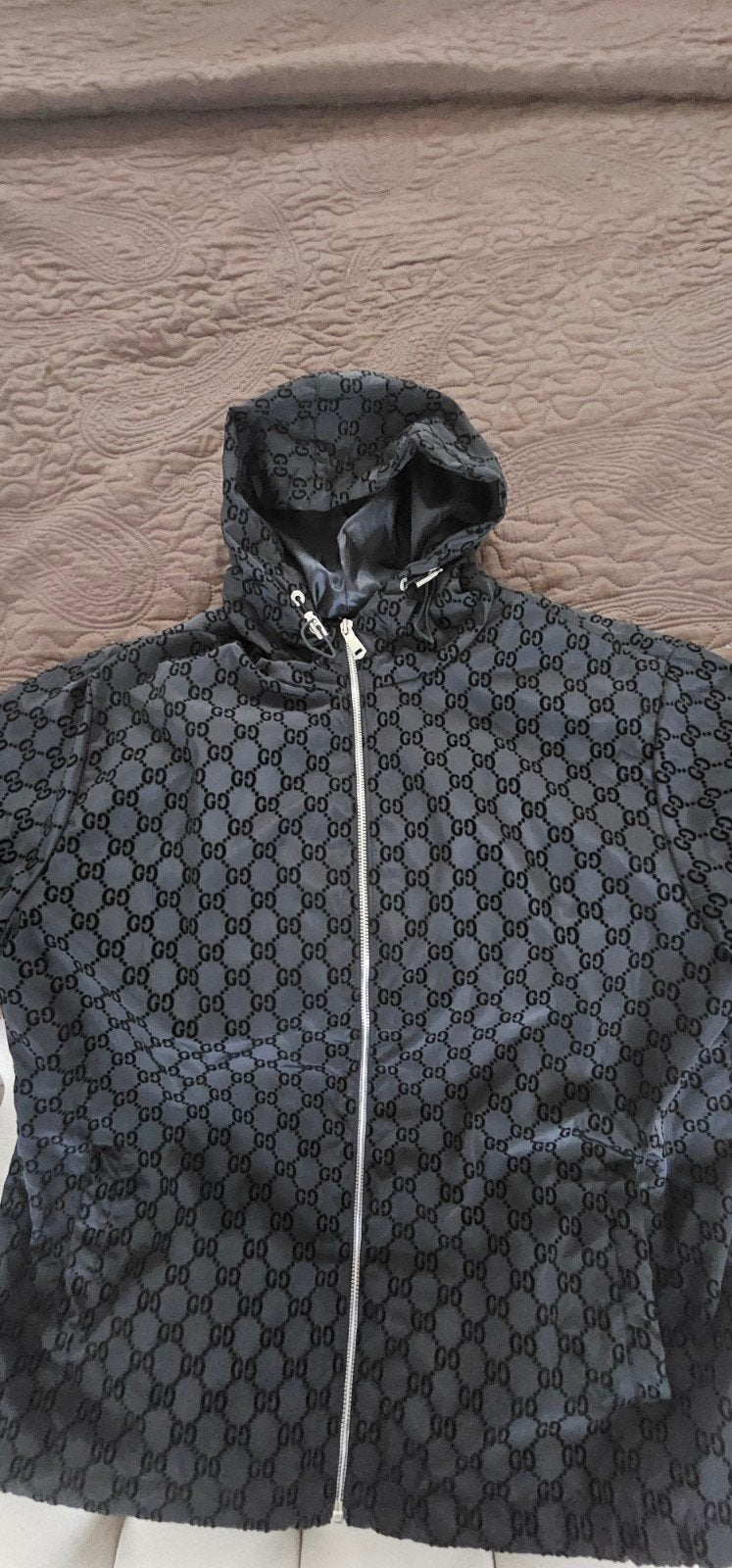 Gucci Monogram Jas - Zwart - Maat XXL, Ophalen, Zwart, Nieuw, Overige maten