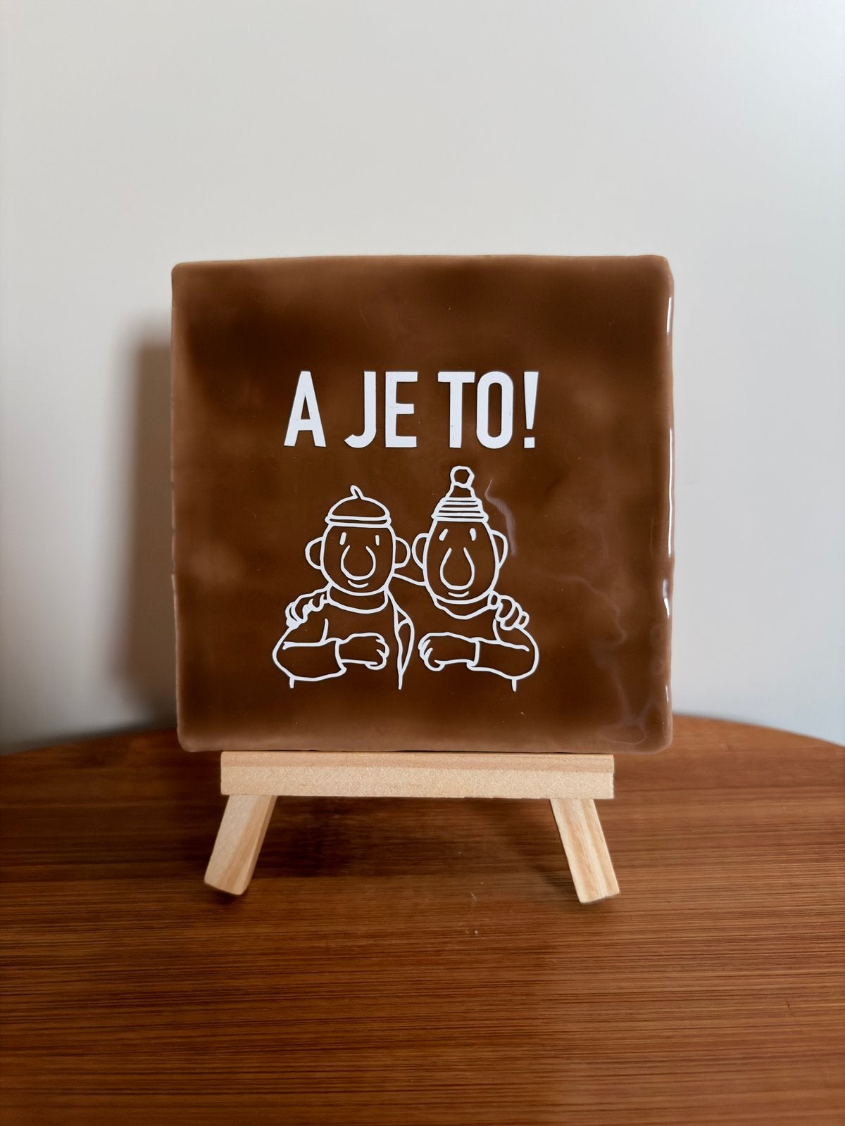 Tegeltje met tekst - 10x10, Ophalen of Verzenden, Nieuw