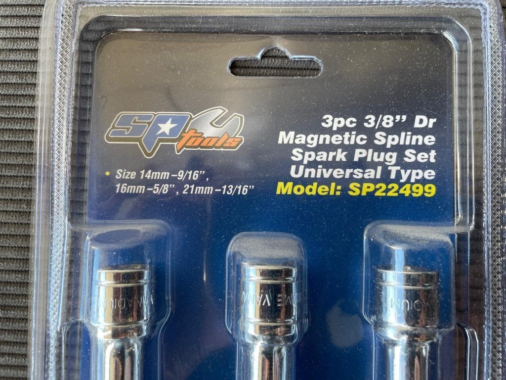SP Tools SP22499, Bougie doppen set 3/8 inch Magnetisch, Nieuw, Ophalen of Verzenden, SP Tools, /