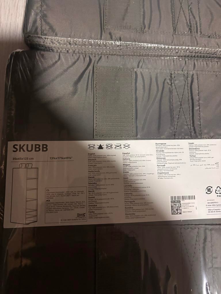 IKEA SKUBB Opbergers voor kledingkast - nog 2 over!!, Huis en Inrichting, Kasten | Kledingkasten, Nieuw, 100 tot 150 cm, Minder dan 50 cm
