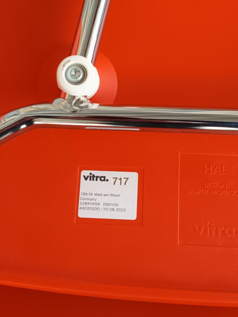 Set van 2 Vitra HAL stoelen - Oranje, Ophalen, Twee, Overige kleuren, Zo goed als nieuw