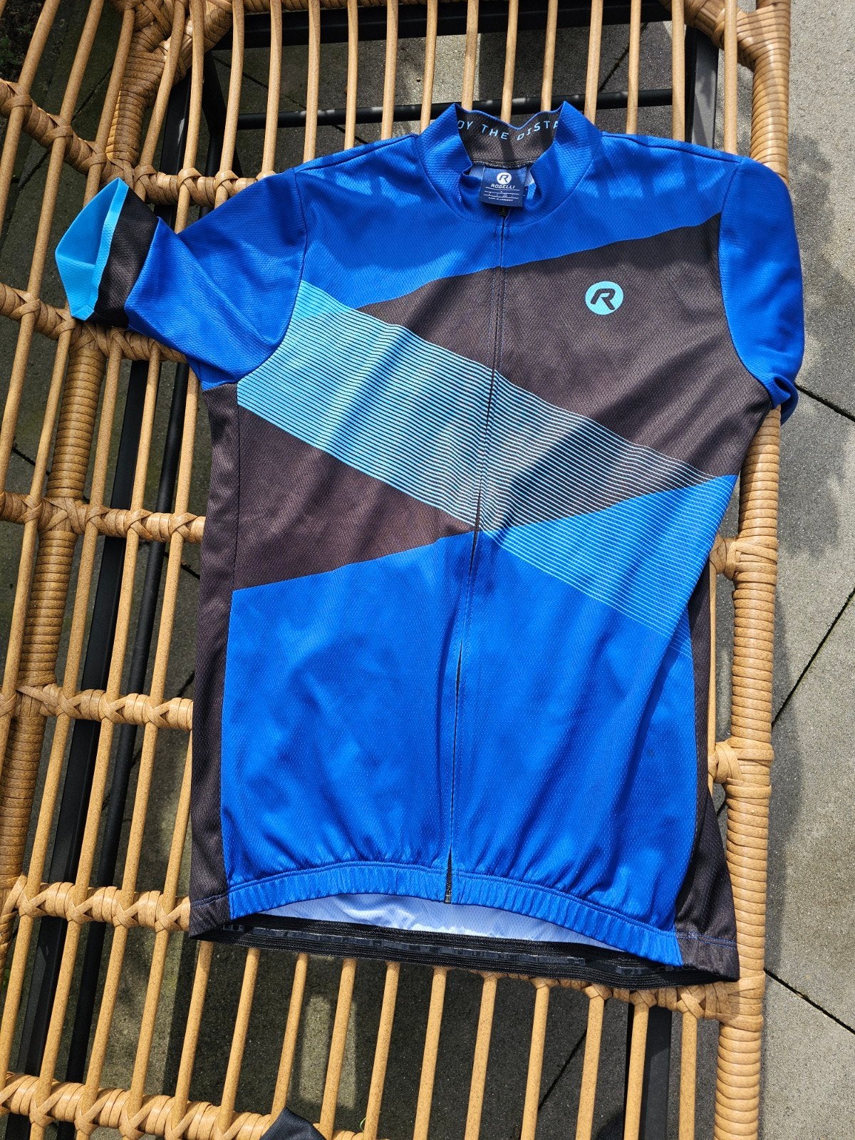 Rogelli Fiets Shirt Blauw Maat  l., Rogelli, Dames, Ophalen of Verzenden, Zo goed als nieuw