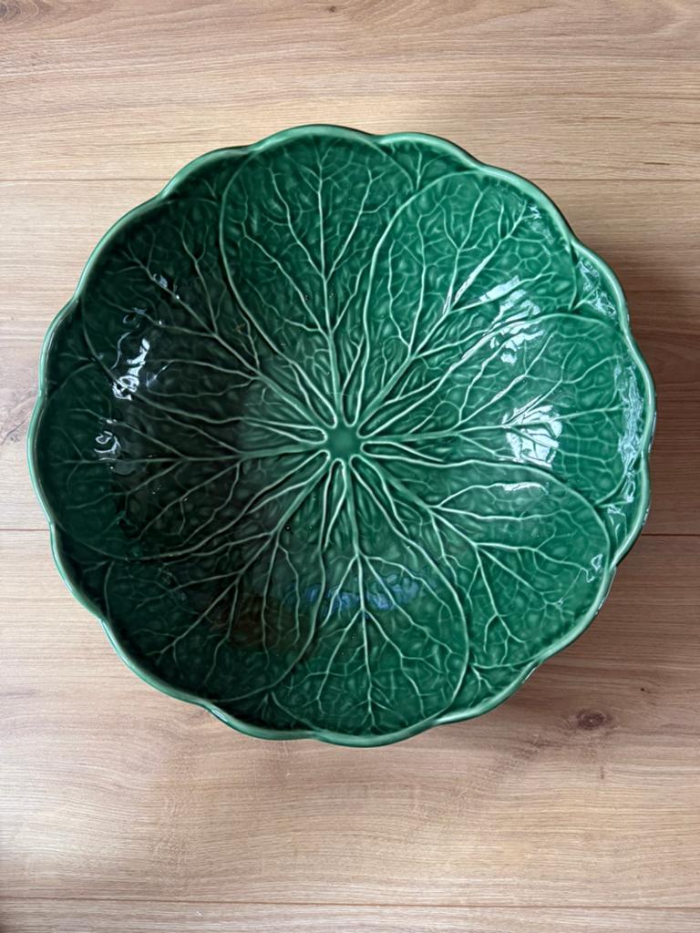 Zara Home Saladeschaal kool koolblad 33 cm, Ophalen of Verzenden