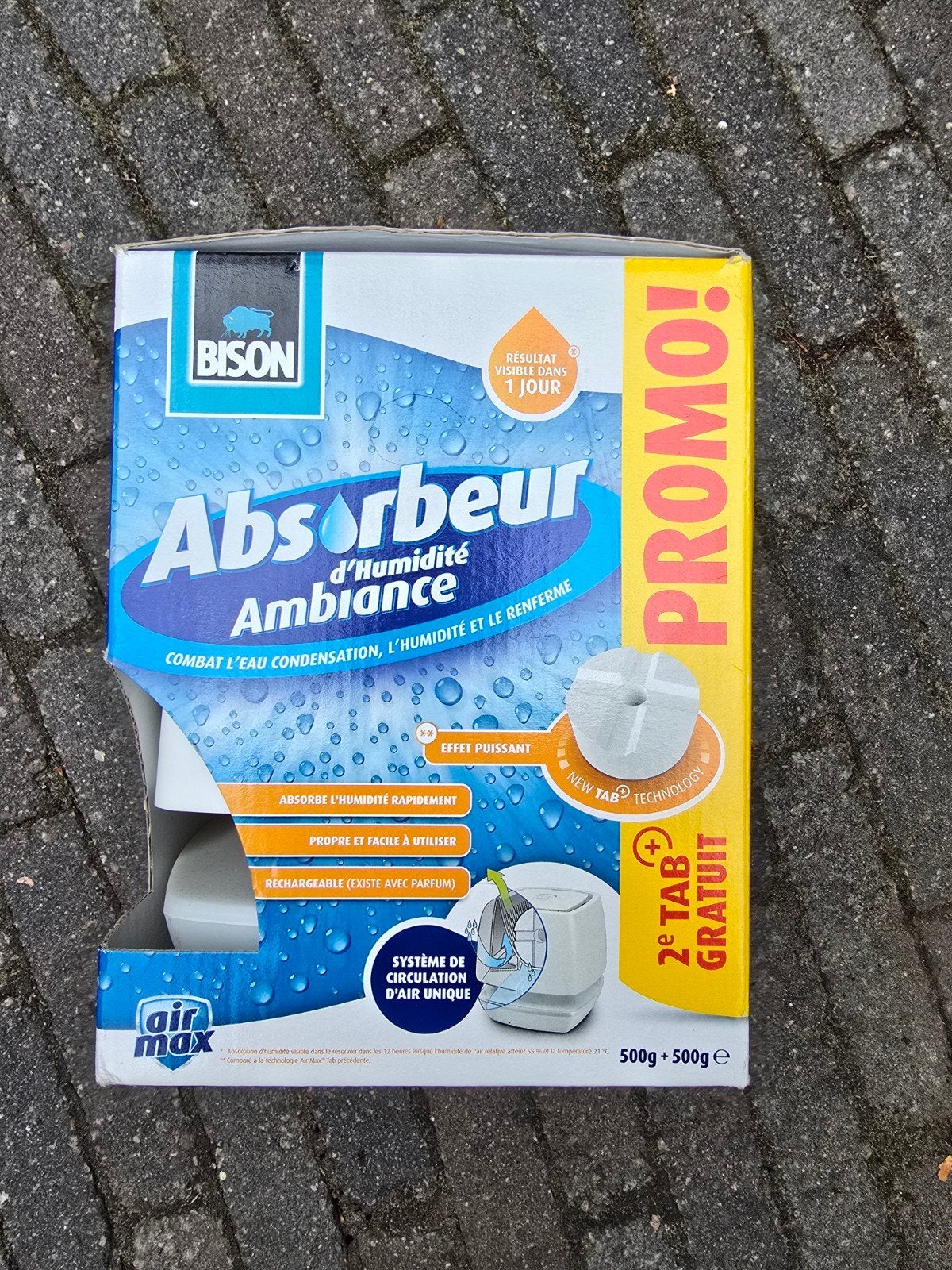 Bison Vochtvreter Absorbeur Ambiance (500g + 500g), Ophalen of Verzenden