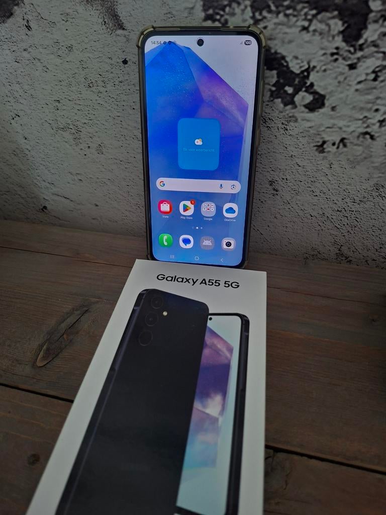 Samsung Galaxy A55 5G - Zo goed als nieuw, Ophalen, Blauw, Zo goed als nieuw, Android OS