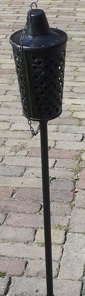 Fakkel + lampolie, Tuin en Terras, Ophalen of Verzenden, Zo goed als nieuw
