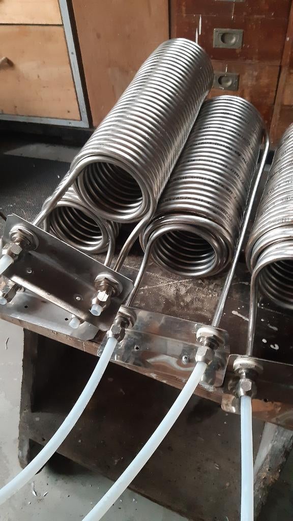 thuistap koelspiraal zwembadverwarming gamko koelspiraal rvs, Witgoed en Apparatuur, Thuistaps, Ophalen of Verzenden, Zo goed als nieuw