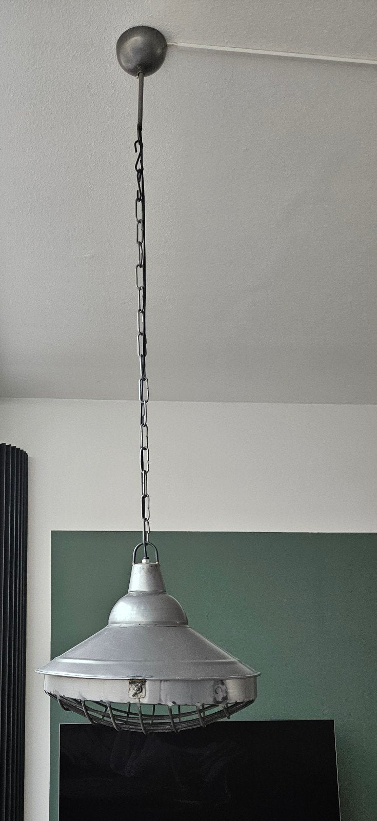 Stoere lamp, Huis en Inrichting, Lampen | Hanglampen, Zo goed als nieuw, Ophalen of Verzenden
