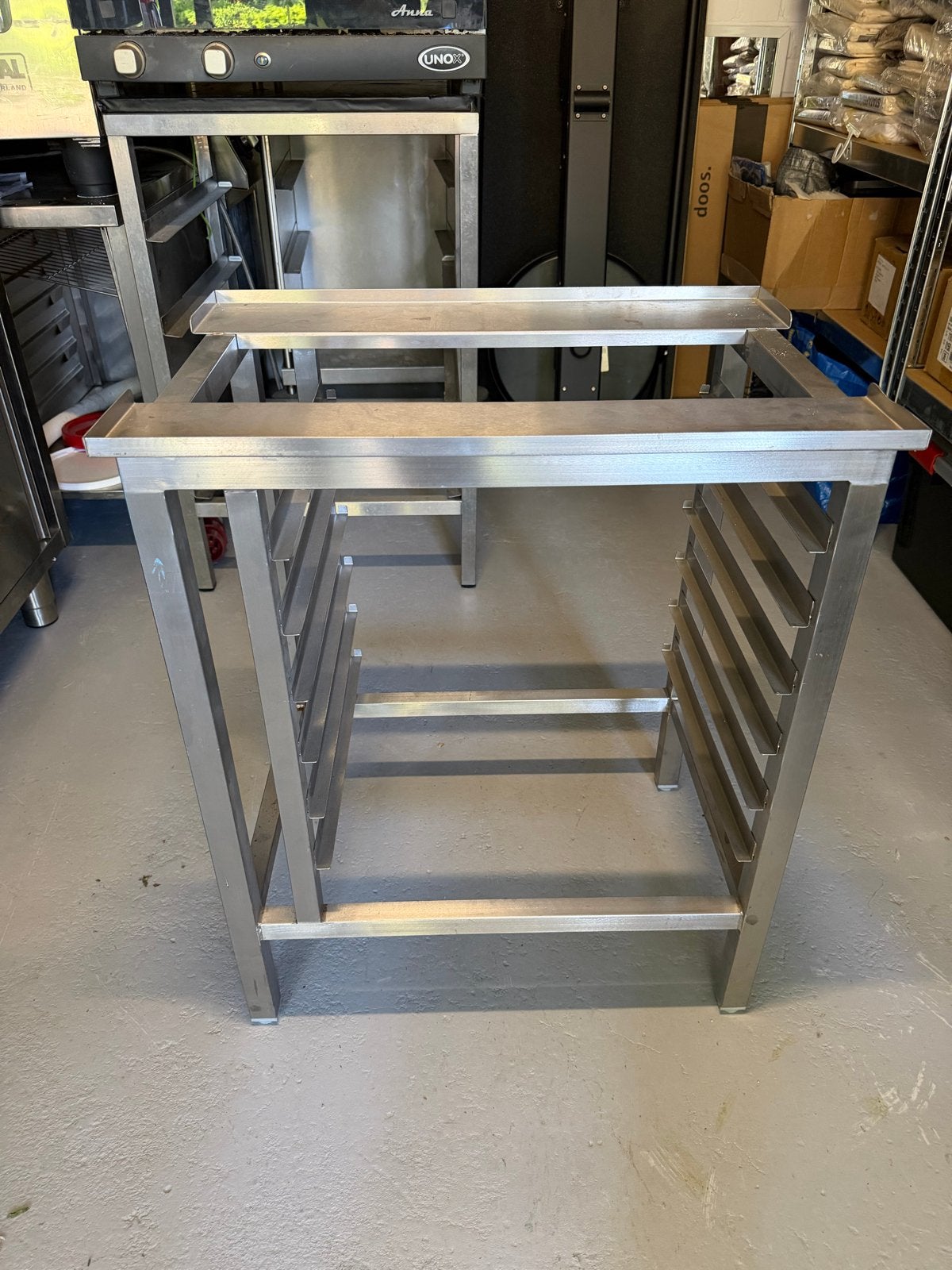 RVS Oven Onderstel 6 Laags voor Horeca Ovens, Ophalen, Gebruikt