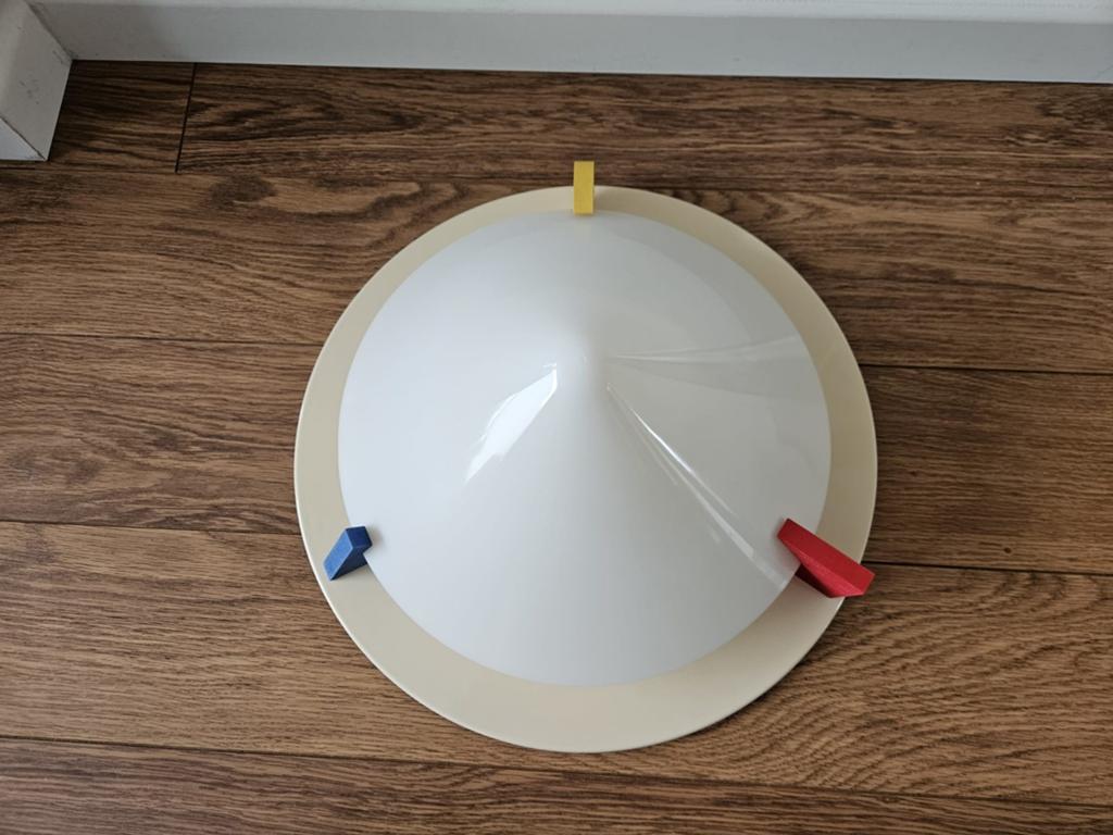 Vintage IKEA Stoja lamp/ plafonnière Retro Memphis stijl, Ophalen of Verzenden