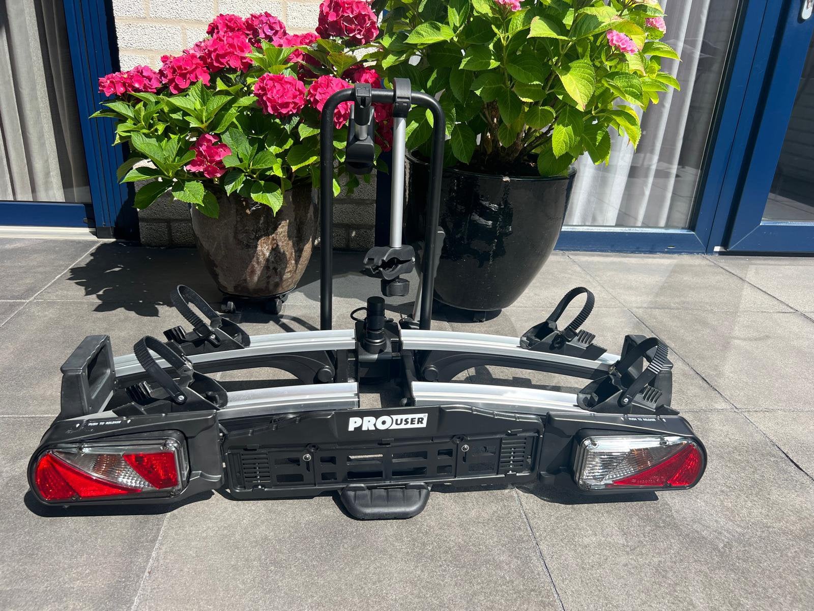 Pro User Diamant SG2 fietsendrager met opberghoes, Auto diversen, Ophalen, Zo goed als nieuw, Brede banden, 2 fietsen