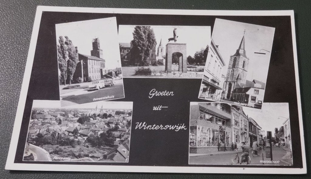 Winterswijk - 5-luik - Gemeentehuis - Kerk Panorama - KPN01, Verzenden, 1960 tot 1980, Gelopen, Gelderland