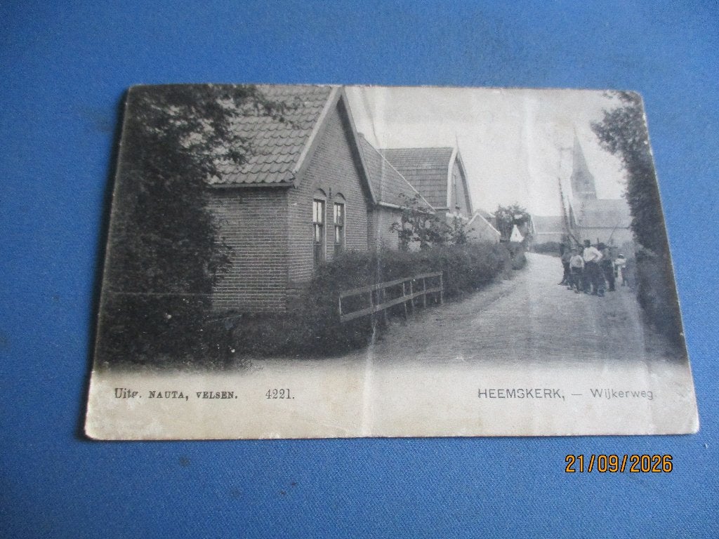Heemskerk (!907), Ophalen of Verzenden, Voor 1920, Gelopen, Zuid-Holland
