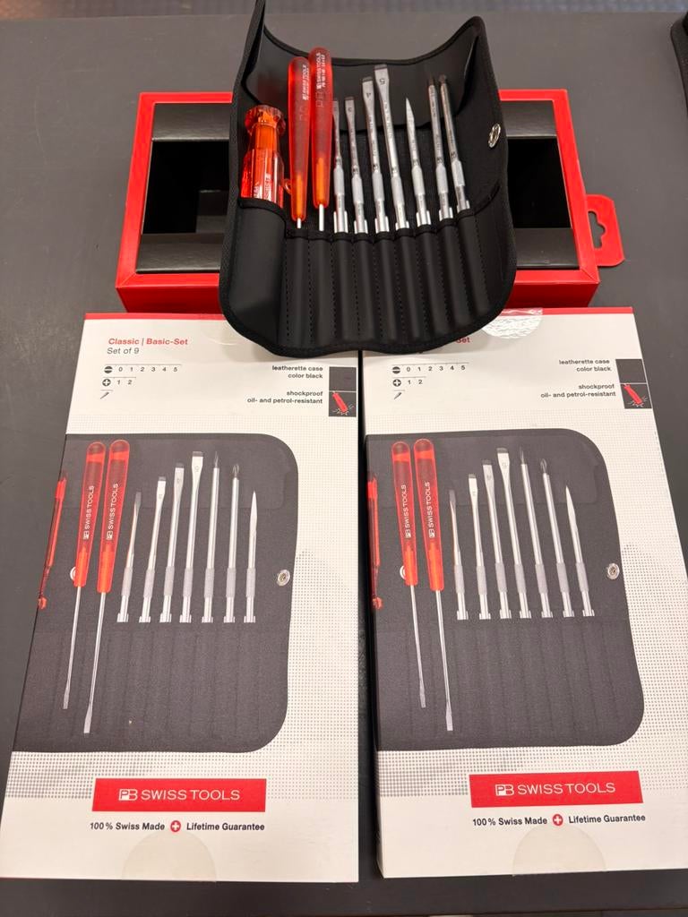 3 sets PB Swiss tools schroevendraaier, Doe-het-zelf en Verbouw, Gereedschap | Handgereedschap, Ophalen of Verzenden, Nieuw