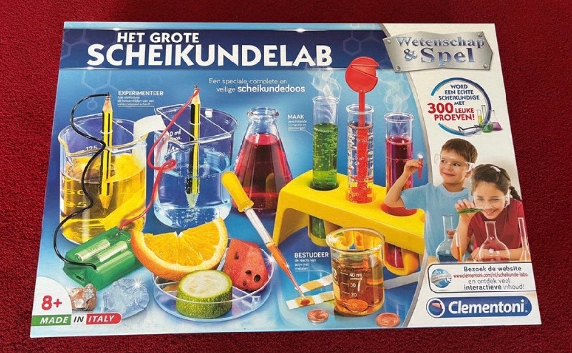 Clementoni Het Grote Scheikundelab - Wetenschap & Spel, Ophalen of Verzenden, Nieuw, Ontdekken
