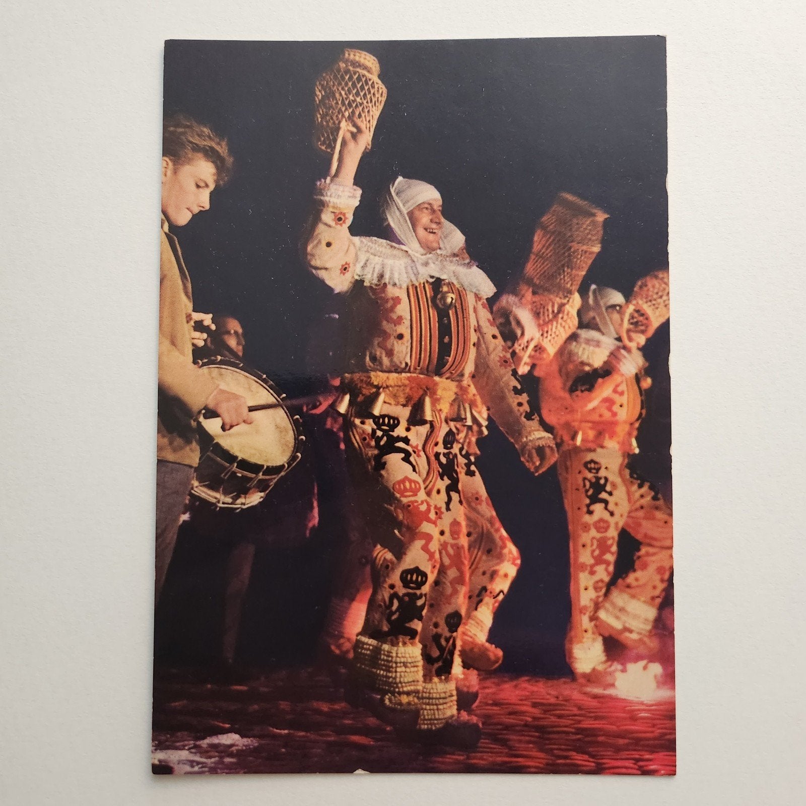 Ansichtkaart Carnaval Binche België, Verzenden, 1960 tot 1980, Gelopen, België en Luxemburg