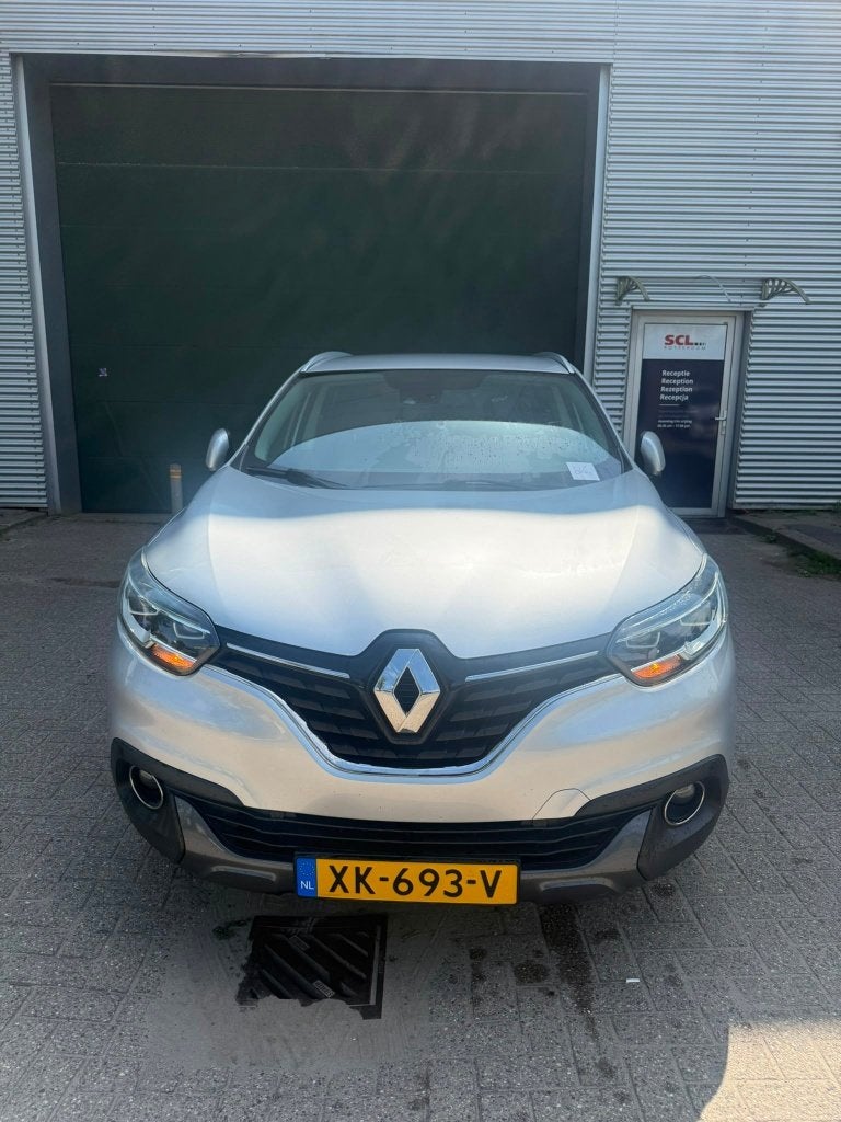 Renault Kadjar 1.2 TCE 2018 Grijs - Zwart Lederen bekleding, Auto's, Voorwielaandrijving, Kadjar, 4 cilinders, Leder