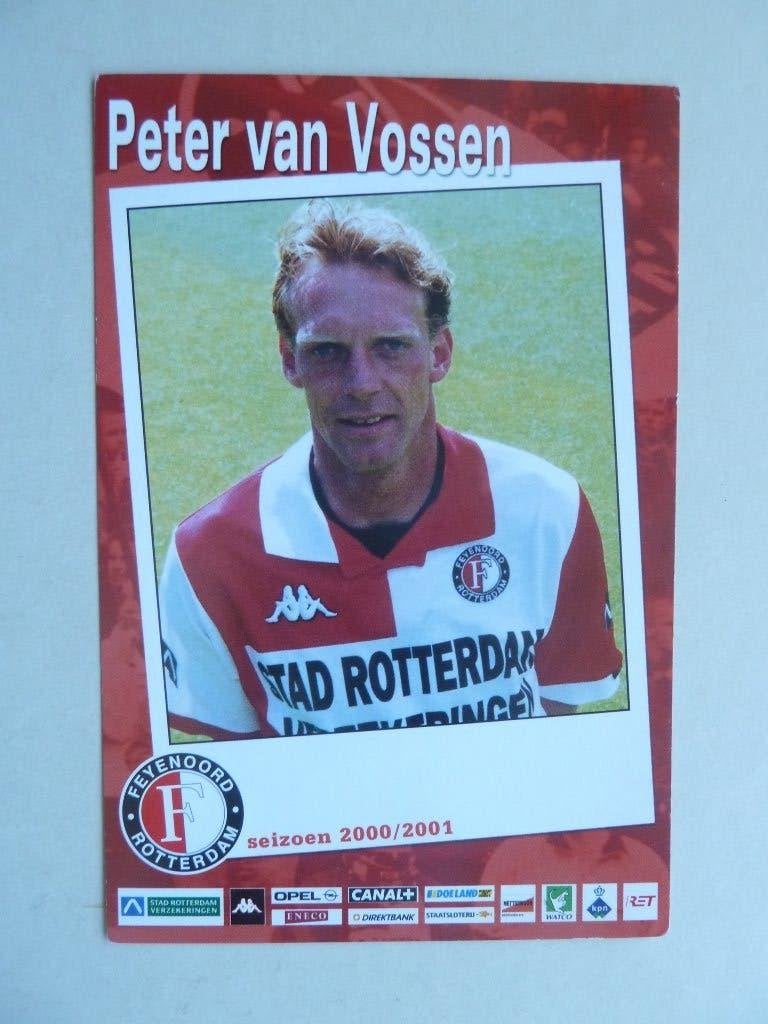Spelerskaart. Peter.v.Vossen.  Feyenoord. 2000/2001, Verzamelen, Ophalen of Verzenden, Zo goed als nieuw, Feyenoord, Spelerskaart