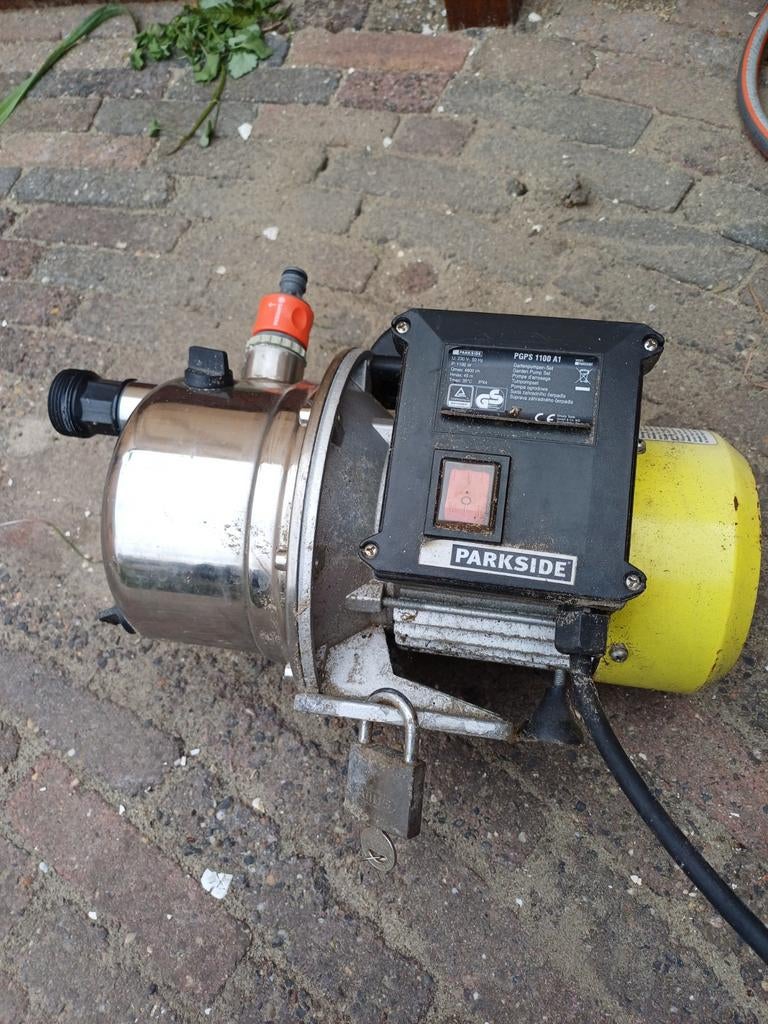 Parkside PUPS 1100 A1 hydrofoorpomp, Tuin en Terras, Waterpompen, Ophalen, Gebruikt, Elektrisch, Hydrofoorpomp