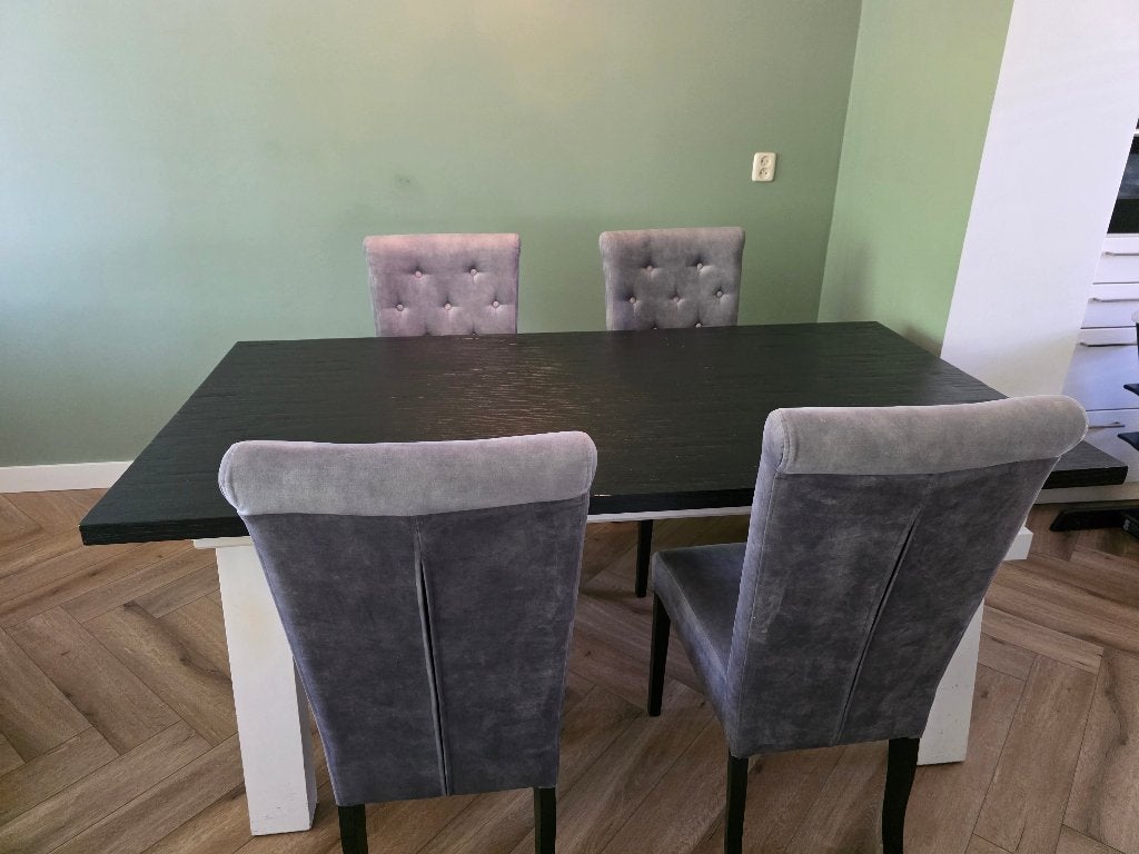 Van Bommel eettafel, Ophalen, Gebruikt, 50 tot 100 cm, 150 tot 200 cm