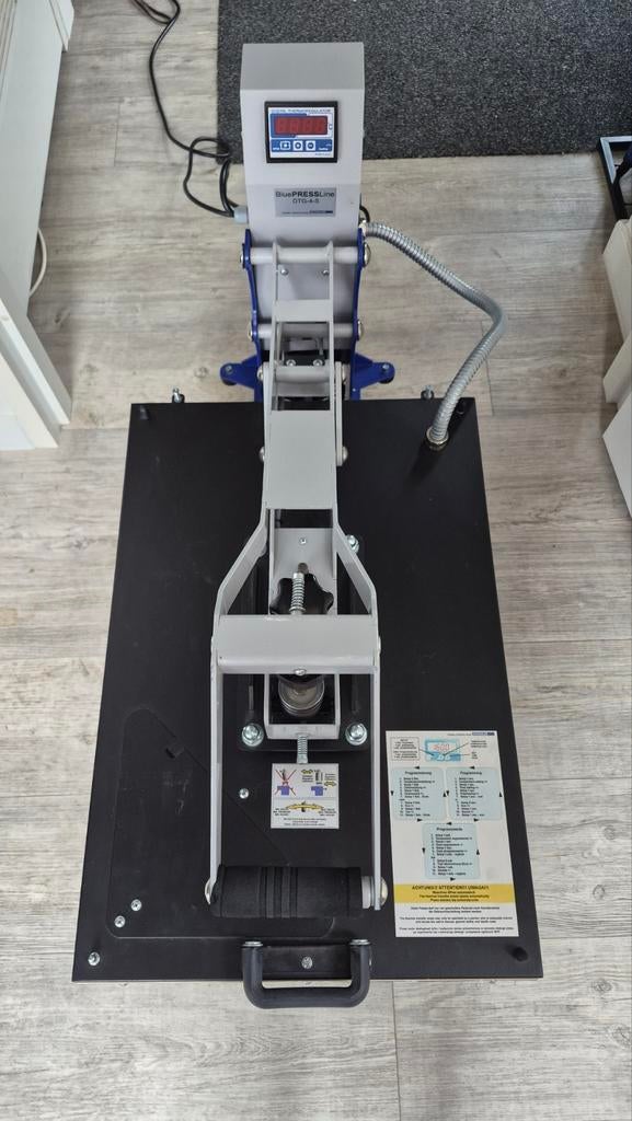 SchulzeDTG BluePress Line 40x60 cm.Grote professionele pers., Hobby en Vrije tijd, Kledingapplicaties en Hotfix, Ophalen