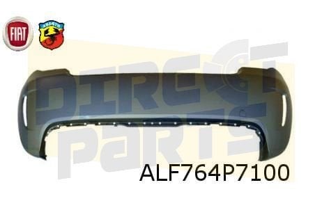Fiat	500 Abarth (312)  ( 9/7-10/15) achterbumper (te spuiten, -, Verzenden, -, Nieuw