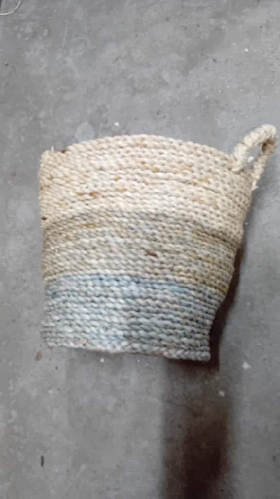 Mand grote pitriet mand 40 x 35 nieuw, Ophalen of Verzenden, Nieuw, Rond, Riet