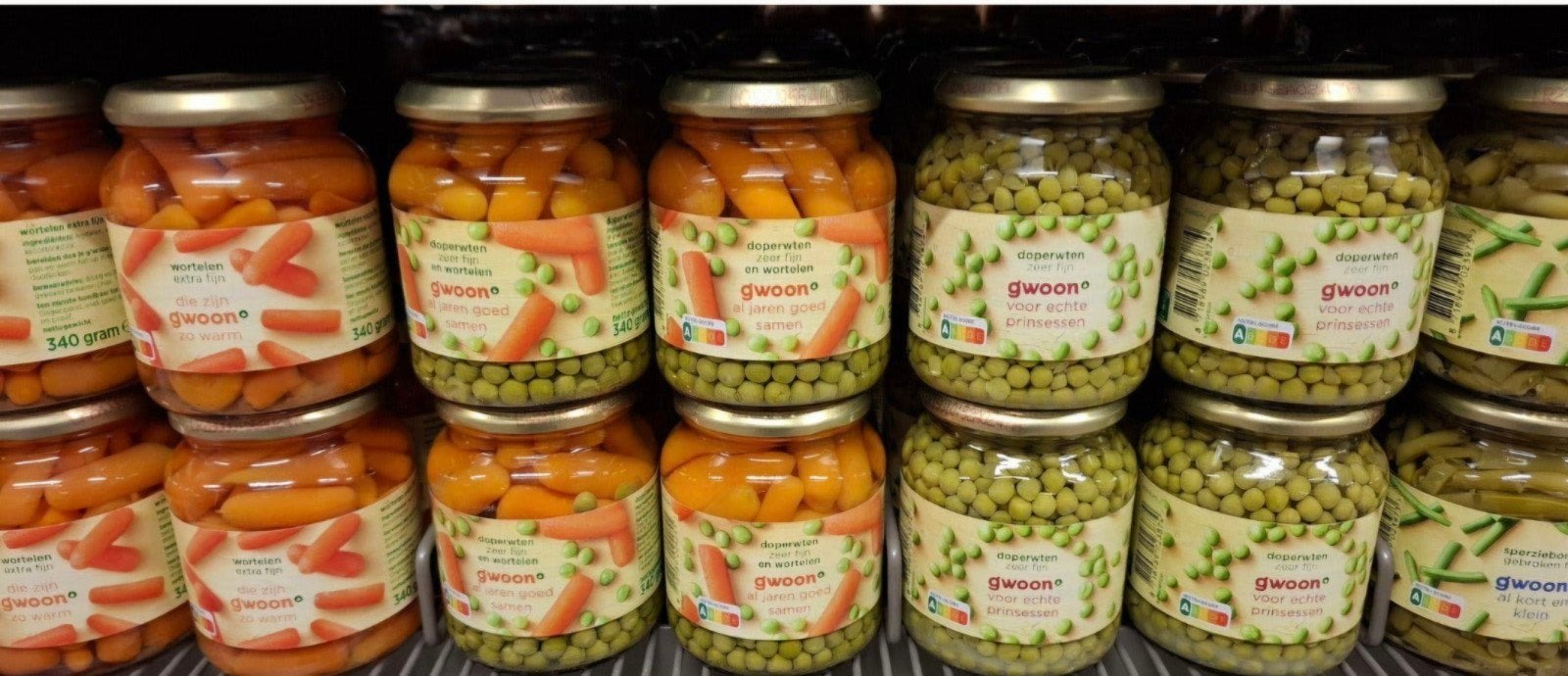 GEZOCHT: lege appelmoes potten met goudkleurige deksel, Ophalen