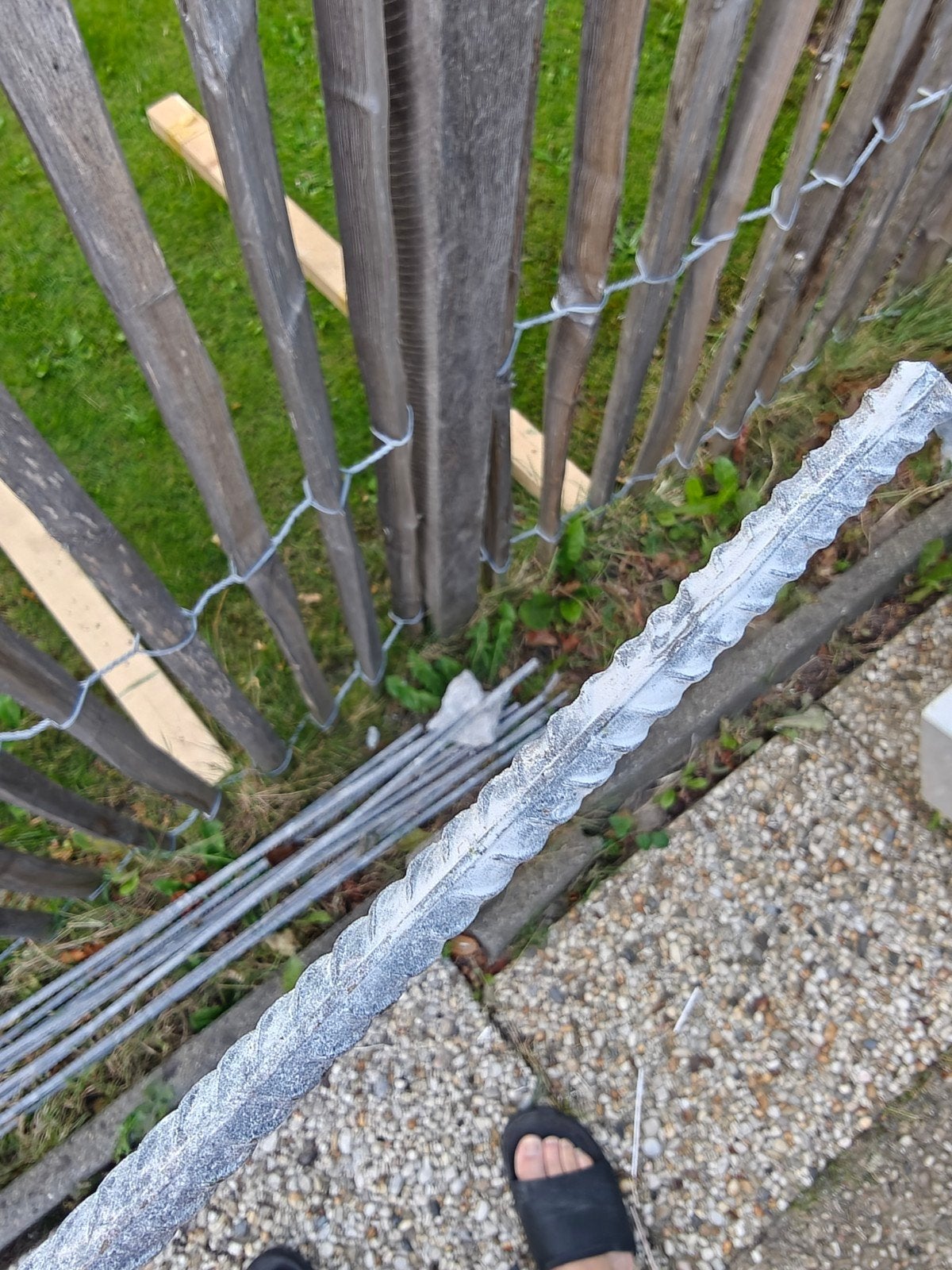 Hoge kwaliteit gegalvaniseerde betonijzer staven, wapening, Doe-het-zelf en Verbouw, Metalen, Ophalen, Gebruikt, IJzer