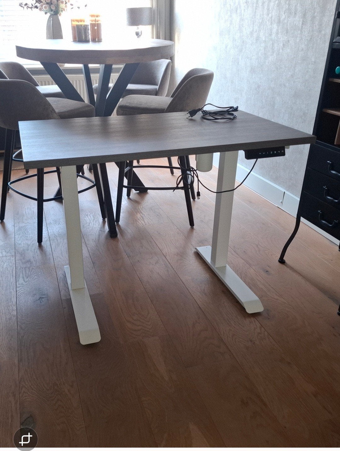 Worktrainer Zit/Sta Bureau Elektrisch, Huis en Inrichting, Bureaus, Ophalen, Elektrisch, Zo goed als nieuw