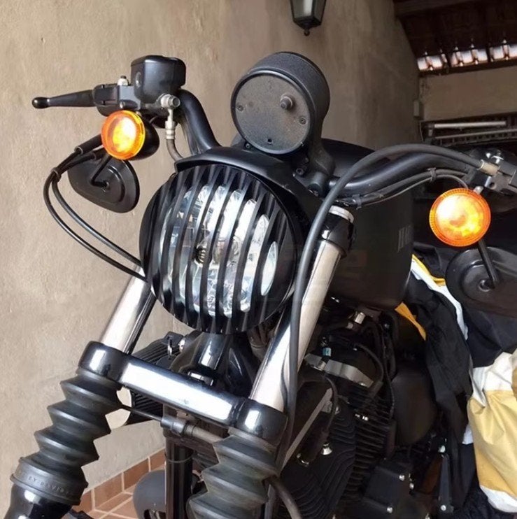 Koplamprooster / gril Harley Sportster 5.75” XL883 iron, Ophalen of Verzenden