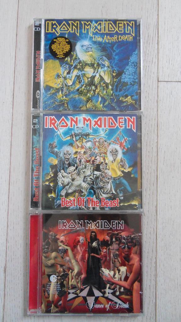 3x CD : Iron Maiden : Live after death / best of the beast/, Ophalen of Verzenden, Zo goed als nieuw