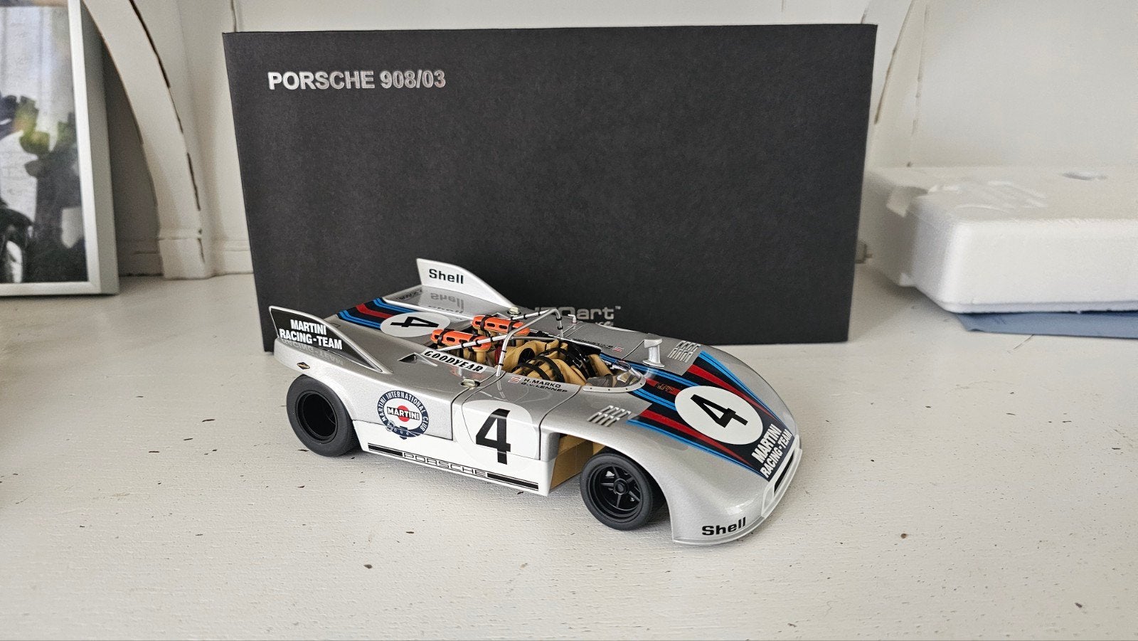 Porsche 908/3 | Autoart Signature 1:18, Ophalen, Zo goed als nieuw, Auto, Autoart