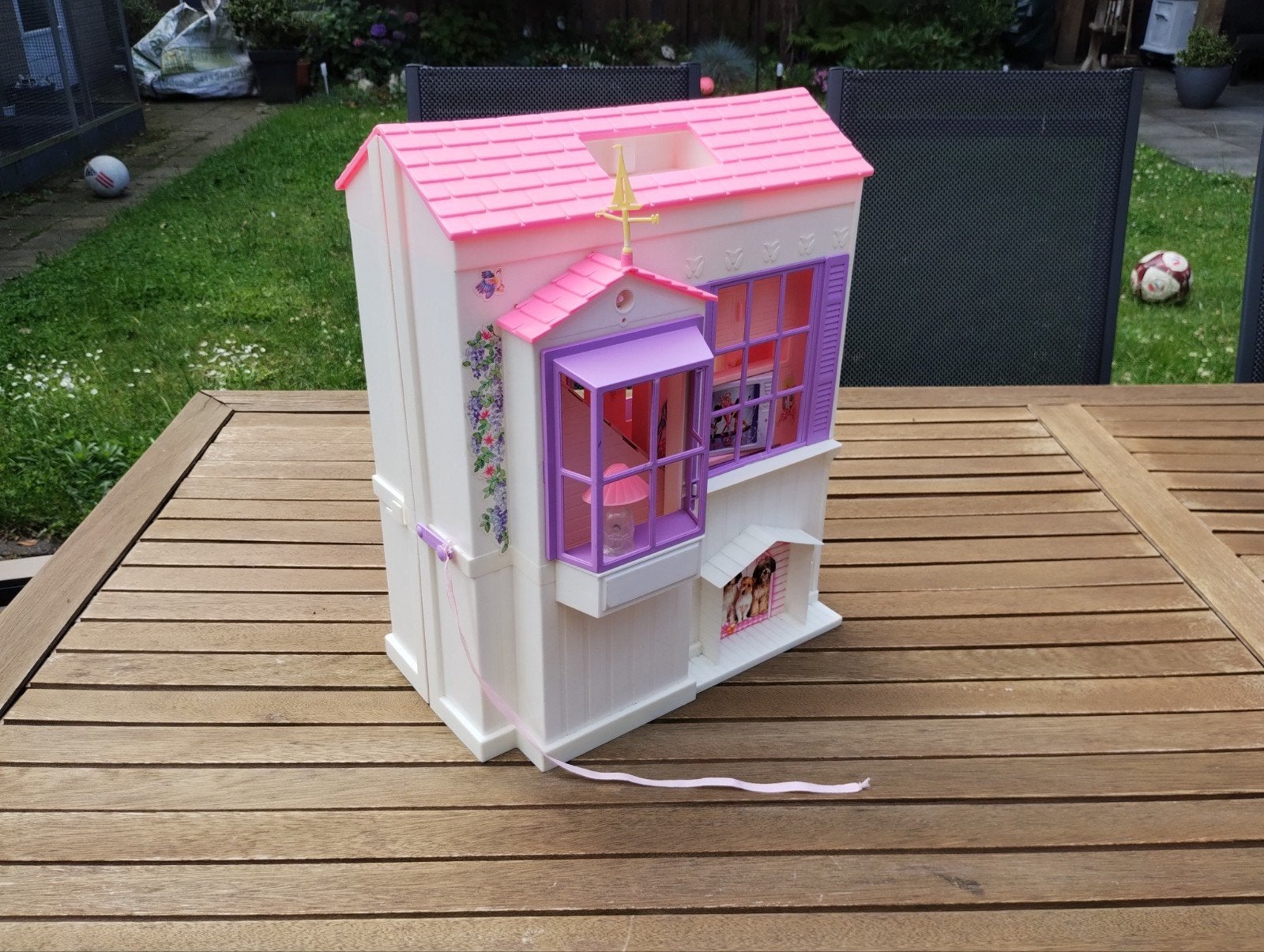Uitklapbaar Barbie poppenhuis., Ophalen, Kunststof