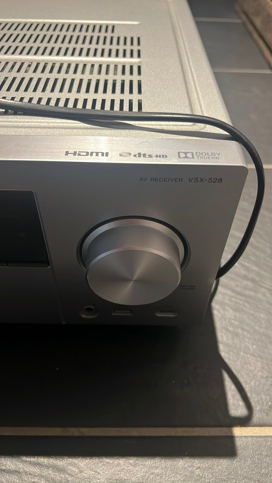 Pioneer versterker AV receiver VSX-528 zilver, Ophalen of Verzenden, Gebruikt, 120 watt of meer, Pioneer