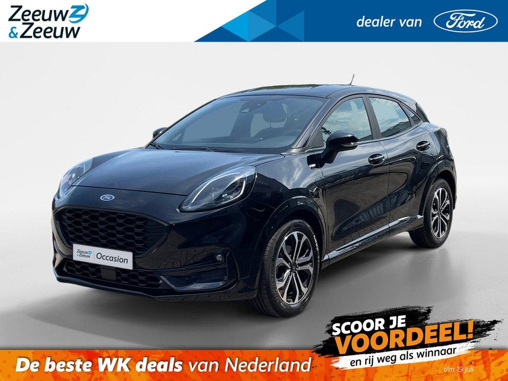 Ford Puma 1.0 EcoBoost Hybrid ST-Line | Trekhaak | Stuur sto, Auto's, Ford, Bedrijf, Te koop, Puma, ABS, Airbags, Airconditioning