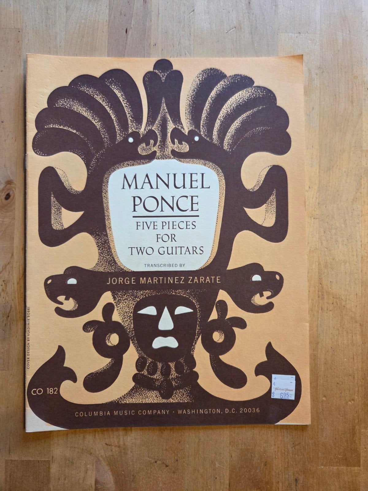 Manuel Ponce - Five Pieces for Two Guitars - Nieuw, Muziek en Instrumenten, Gitaar, Klassiek, Nieuw, Ophalen of Verzenden