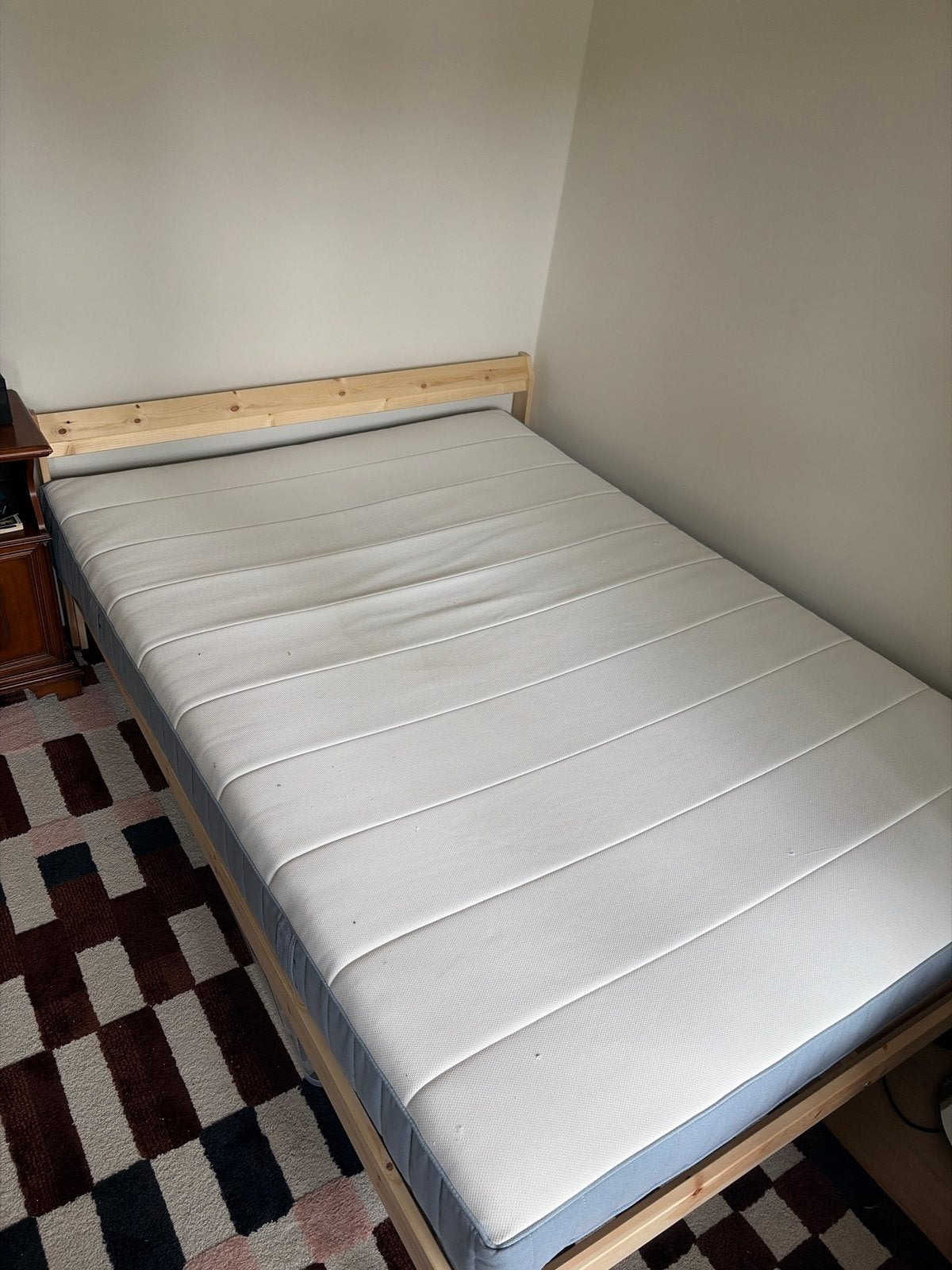Ikea matras, zacht, weinig gebruikt, Ophalen, Gebruikt, Tweepersoons, 140 cm