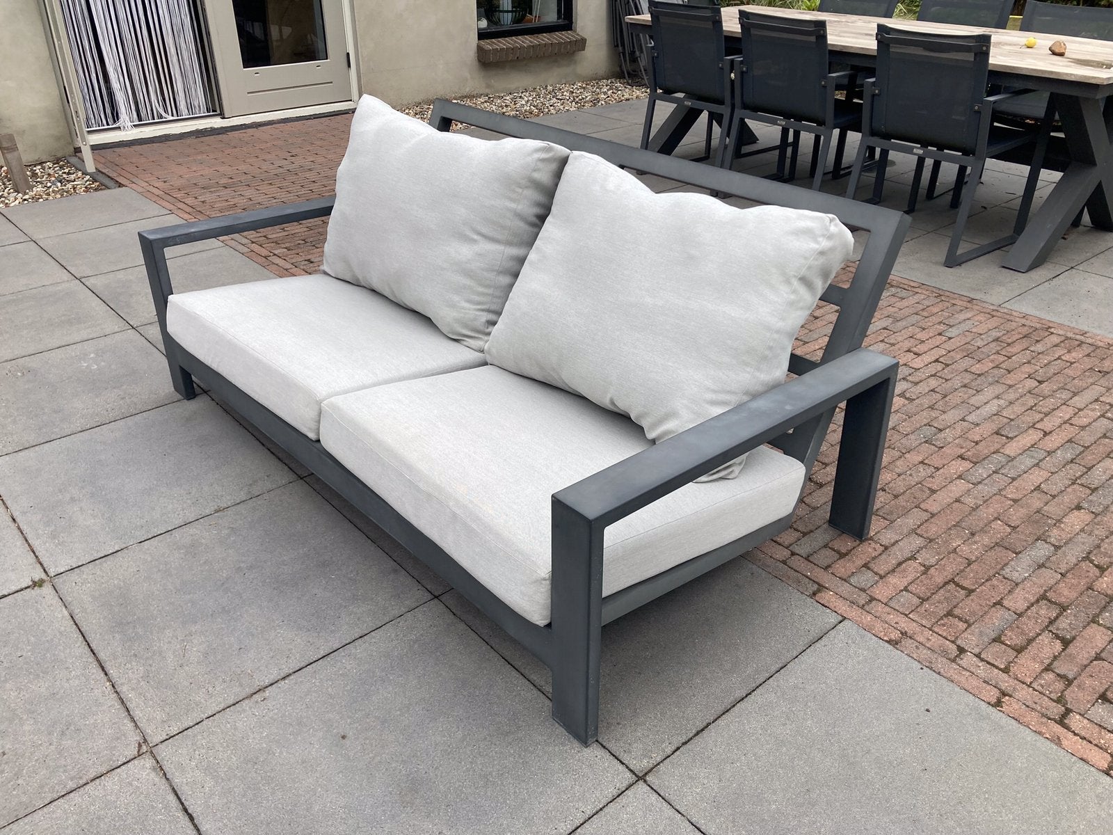 Life Outdoor tweepersoons longebank, Tuin en Terras, Tuinsets en Loungesets, Ophalen, Zo goed als nieuw