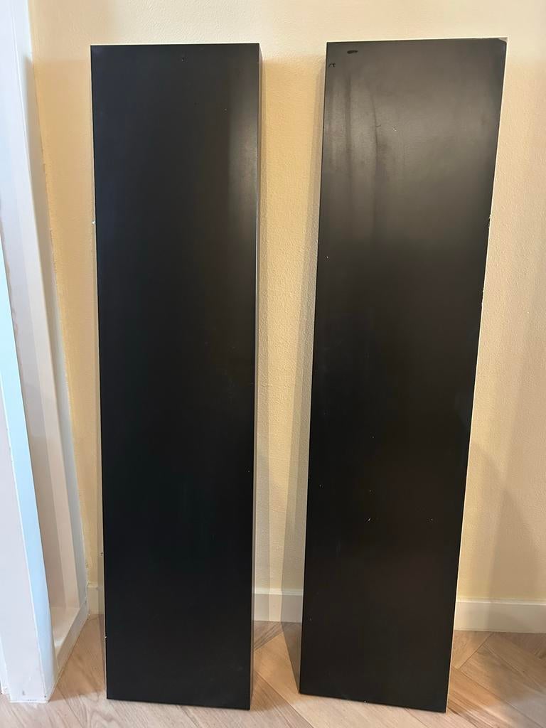 2x IKEA Lack wandplanken zwartbruin 110x26cm, Ophalen, Gebruikt