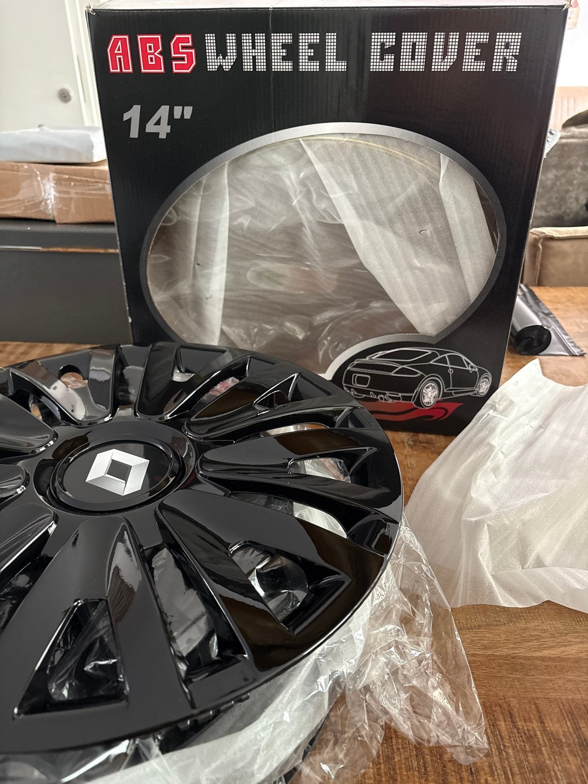 4x Renault wieldoppen 14 inch - Nieuw in doos, Auto diversen, Ophalen of Verzenden, Nieuw