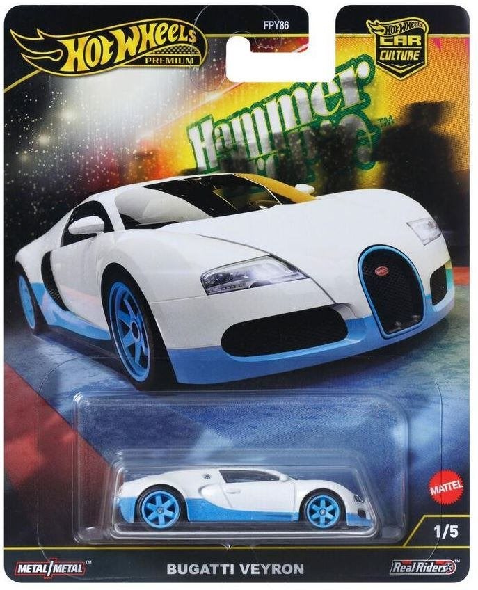 2025 Hot Wheels Premium Bugatti Veyron - Hammer Drop, Ophalen of Verzenden, Nieuw