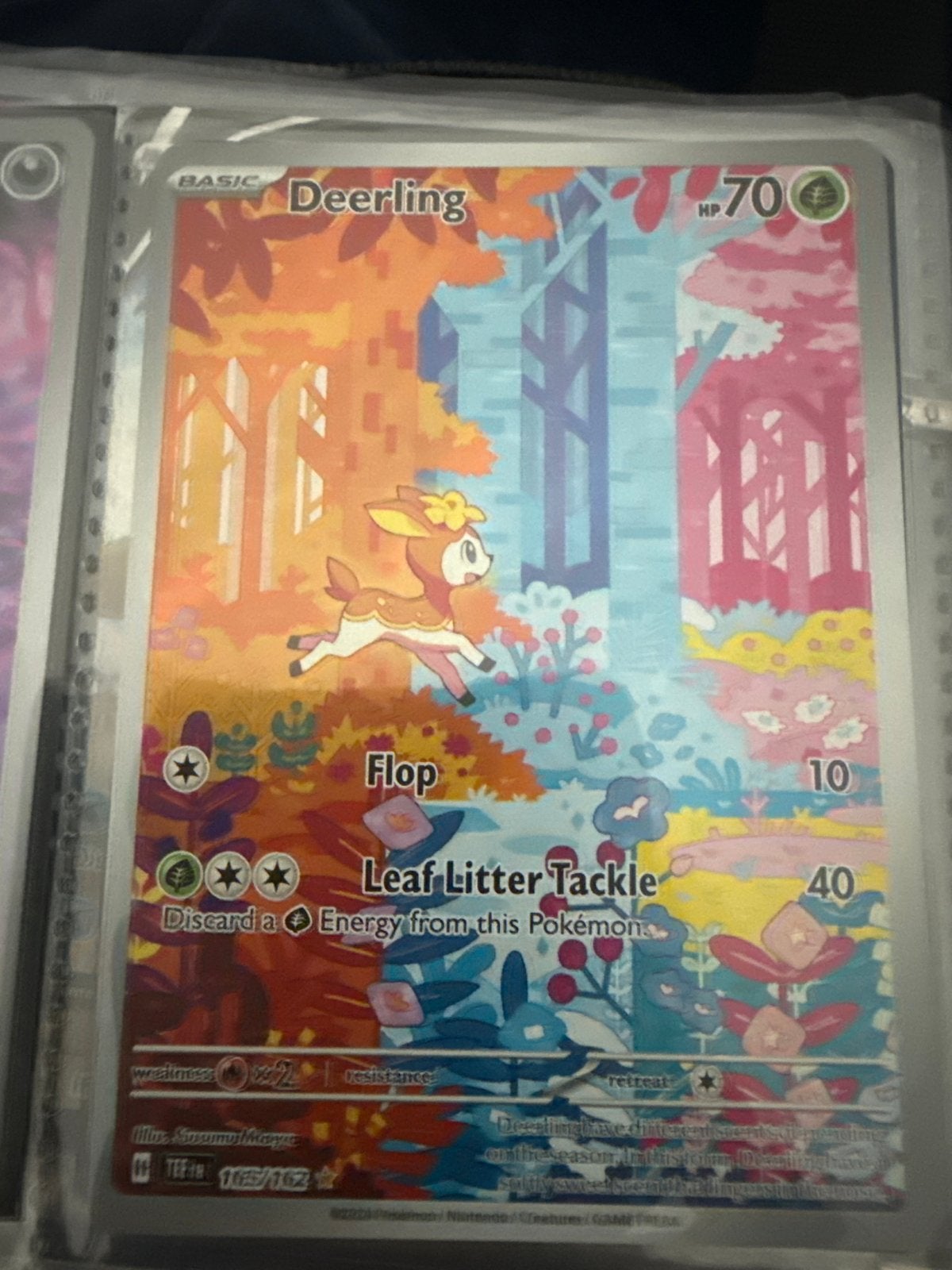 Pokémon Kaart: Deerling (Full Art) - 116/162, Verzenden, Zo goed als nieuw, Losse kaart