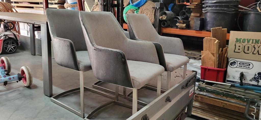 Xooon eetkamerstoelen - Set van 4, Ophalen, Gebruikt, Drie, Stof