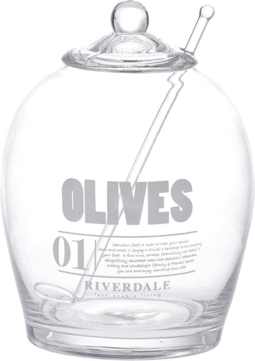 Riverdale Olive Jar Olijfpotje, Ophalen, Nieuw, Glas